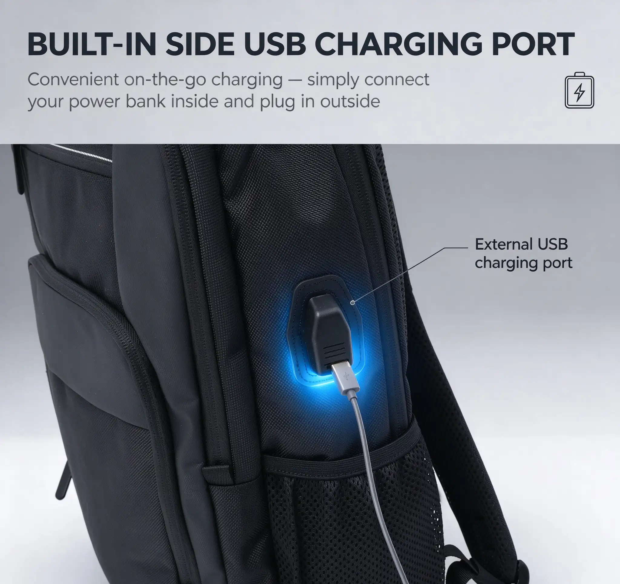PRACTICAL EXTERNAL USB CHARGING PORT