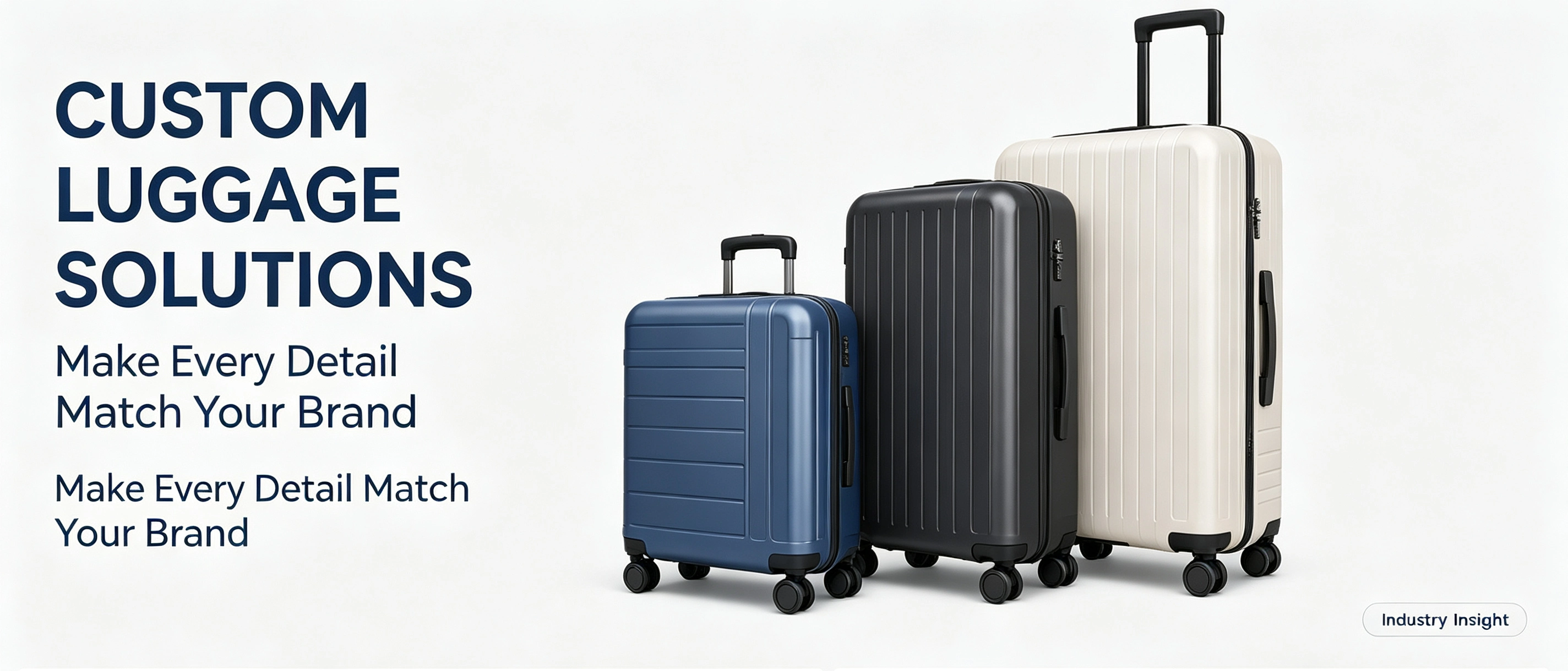 Fully Customizable Luggage for Your Brand