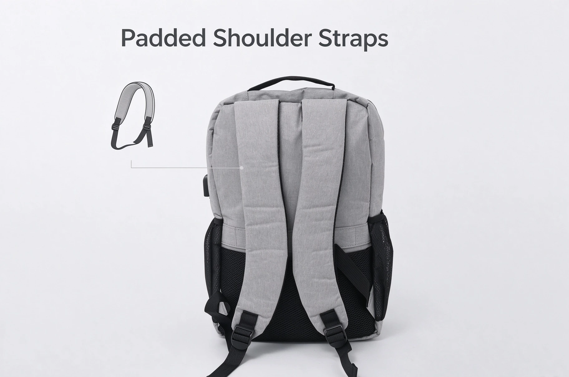 THICK PADDED SHOULDER STRAP